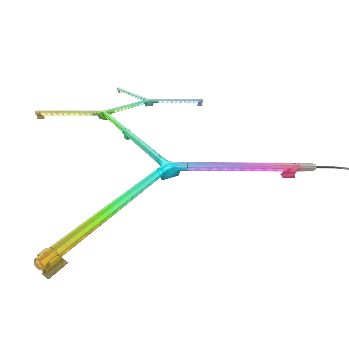 Luminária Modular PCYES Y-Link Neon Core RGB com Controle e 7 Cores detalhe