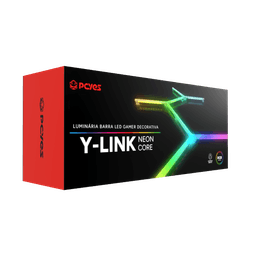 Luminária Modular PCYES Y-Link Neon Core RGB com Controle e 7 Cores 1