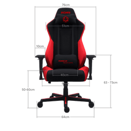 Cadeira Gamer Mad Racer V8 Turbo Vermelha com Apoio 4D e Inclinação 135° PCYes 7