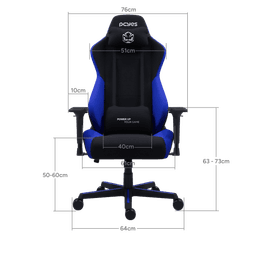 Cadeira Gamer PCYES Mad Racer V8 Turbo Azul V8TBMADAZ  7