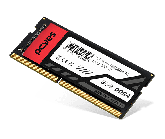 Memória RAM PCYES DDR4 SO-DIMM 8GB 2666MHz CL19 PM082666D4SO