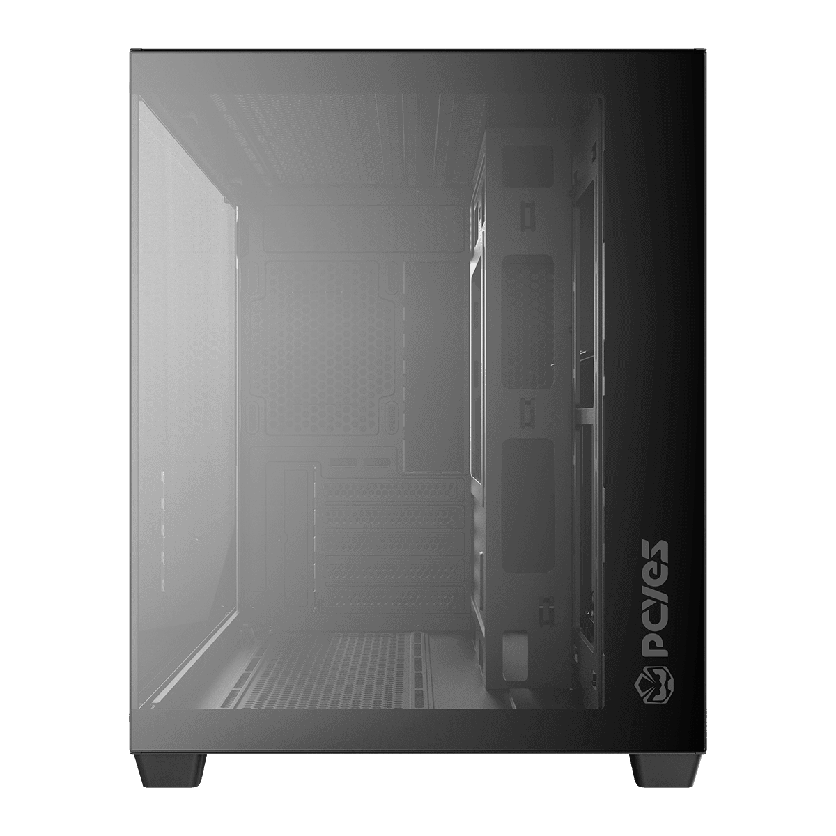 Gabinete Gamer Forcefield V2 Black Vulcan Vidro Temperado PCYes em destaque