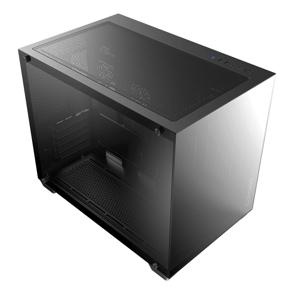 Gabinete Gamer Forcefield V2 Black Vulcan Vidro Temperado PCYes detalhe