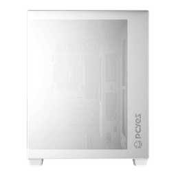 Gabinete Gamer PCYES Forcefield V2 White Ghost Vidro Temperado 2
