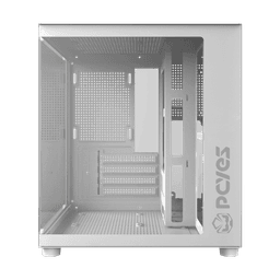 Gabinete Gamer PCYES Forcefield Mini White Ghost Vidro Temperado 2