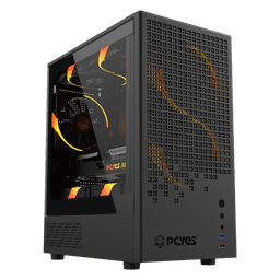 Gabinete Gamer Mid Tower Ozara Black Vulcan PCYes 1