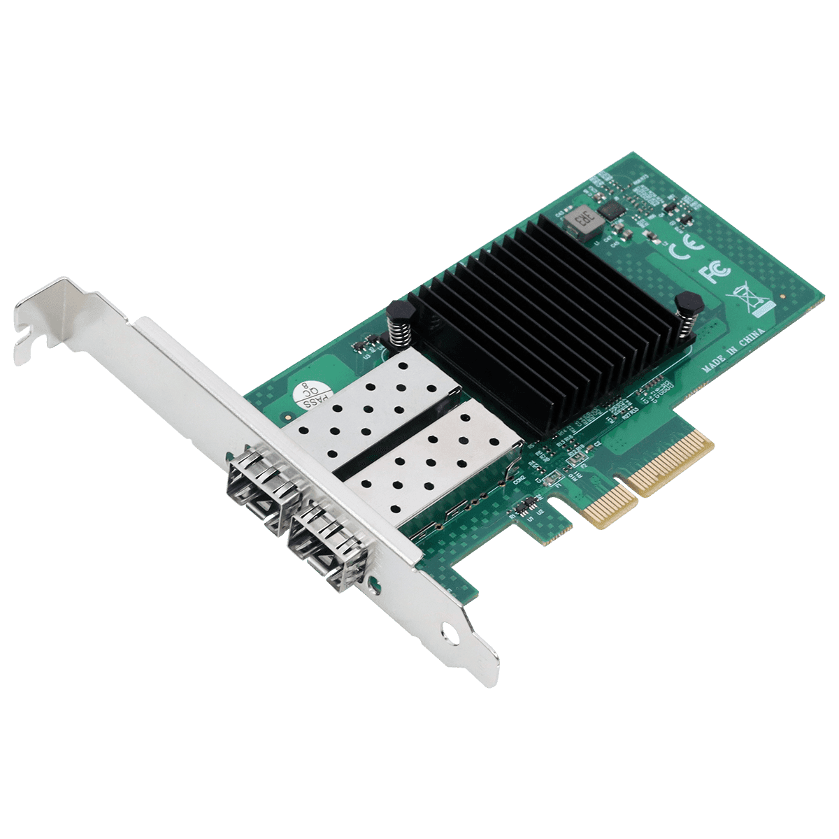 Placa de Rede PCYES 10G SFP+ Dual Port PCI-E X4 SFP10G2P