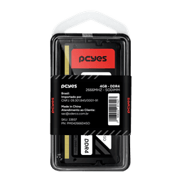 Memoria PCYES RAM DDR4 SO-DIMM 4GB 2666MHz CL19 PM042666D4SO 5