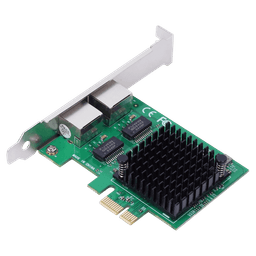 Placa de Rede PCYES 2.5G Dual Port RJ45 Chipset Intel PCI-E X1 LC2500-2PIT 2
