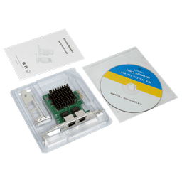 Placa de Rede PCYES 2.5G Dual Port RJ45 Chipset Intel PCI-E X1 LC2500-2PIT 6