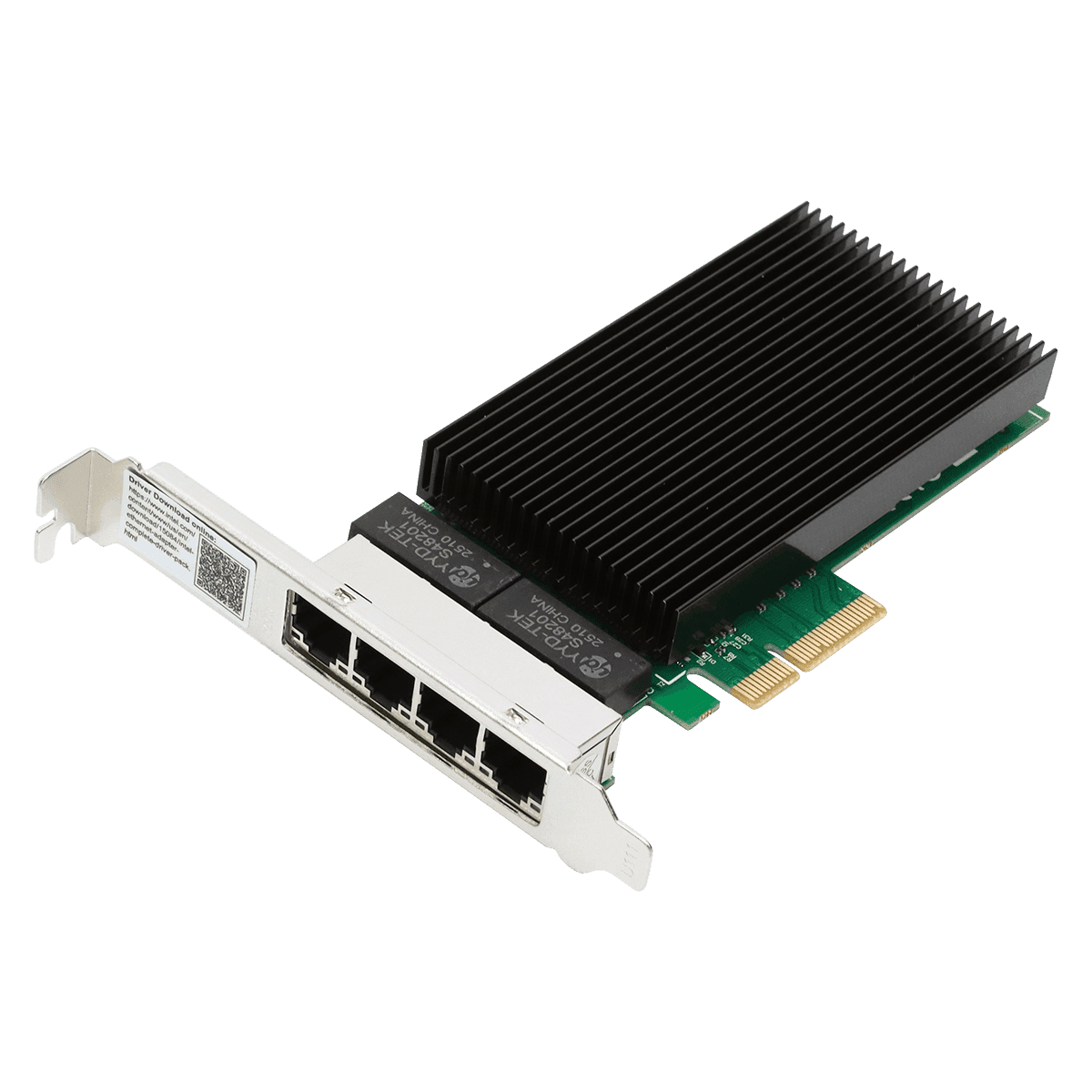 Placa De Rede 2 5 G Quad Port Rj 45 Chipset Intel Pci E X 4 Pcyes Lc 2500 4 Pit