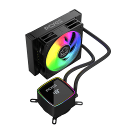 Water Cooler PCYES DULEY 120MM BLACK VULCAN ARGB 120MM – WCDLY120 2