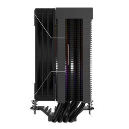 Cooler para Processador PCYES DULEY BLACK VULCAN TDP 180W – ACDLYBV 4