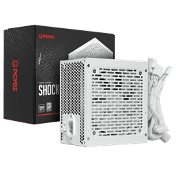 Fonte PCYES Gamer 500W 80 Plus White Shocker White Ghost PFC Ativo PF500SHWG 1