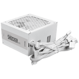 Fonte PCYES Gamer 500W 80 Plus White Shocker PFC Ativo PF500SHW 6
