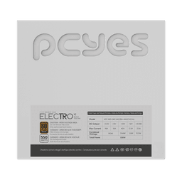 Fonte PCYES Gamer 550W 80 Plus Bronze Electro V2 White Ghost PFC Ativo ELECV2WG550W 4