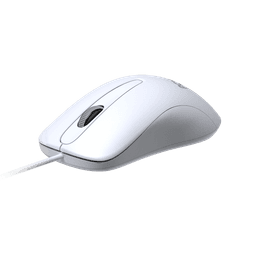 Mouse PCYES USB Comfort Silent Click Branco 1000 DPI Cabo 2 Metros PMCBR 3