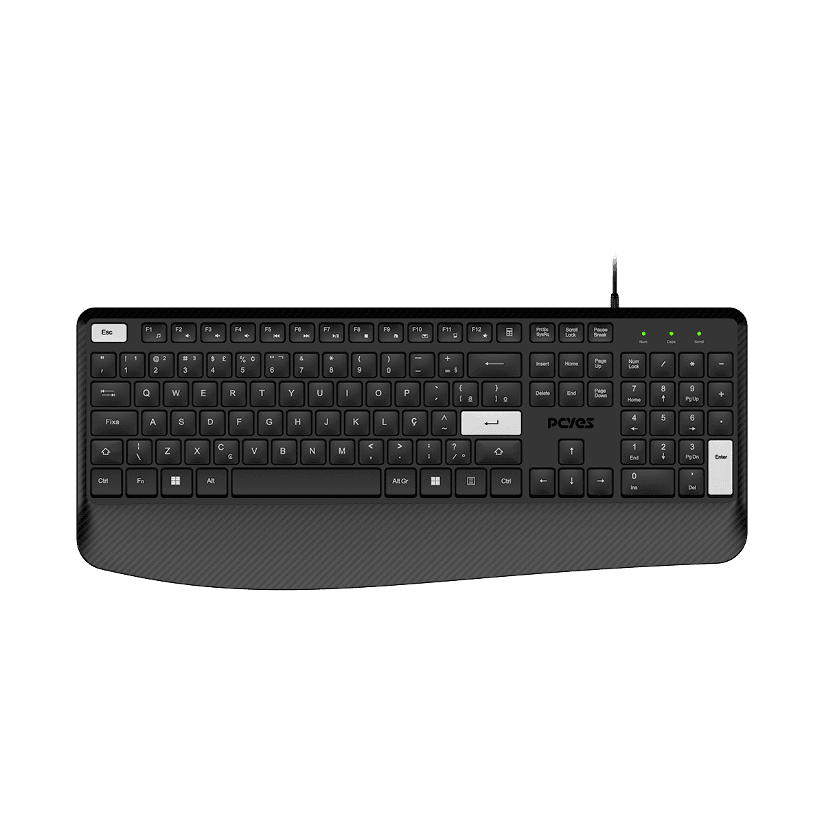 Teclado PCYES USB Extra ABNT2 PTEXP