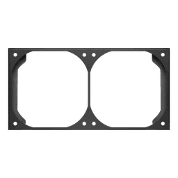 Suporte para Gabinete PCYES Fan Tilt 240mm Black Vulcan para Fans 120mm PFT240BV 2