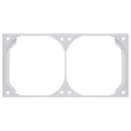 Suporte para Gabinete PCYES Fan Tilt 240mm White Ghost para Fans 120mm PFT240WG 2