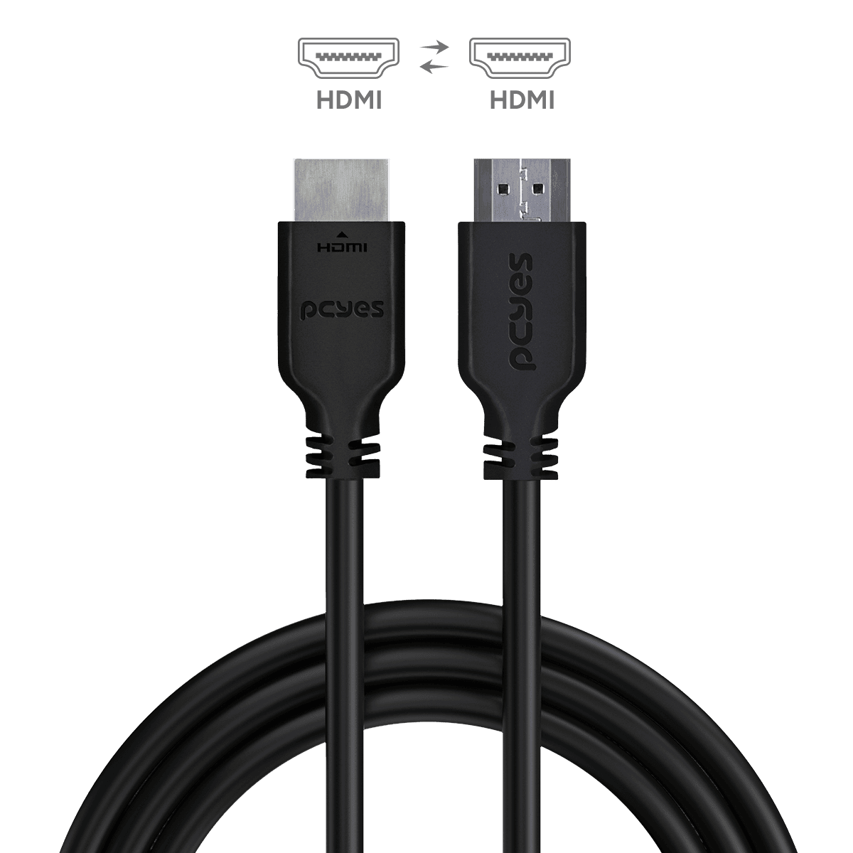 Cabo HDMI PCYES 2.0 4K 60Hz 50cm PHM20-05 em destaque