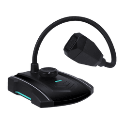 Microfone PCYES Gamer USB VOX SH-01U Omnidirecional com Controle de Volume e Mute 4