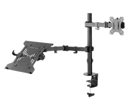 Suporte Para Monitor E Notebook PCYES Articulação Dupla 17-32 PLMSMN1A 2