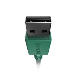 Cabo PCYES USB 2.0 USB A para USB Tipo-C Verde para Xbox 3m Nylon CBPY03VD 5