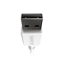 Cabo PCYES USB 2.0 USB A para USB Tipo-C Branco 3m Nylon CBPY03BN 5