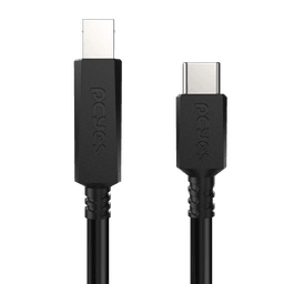 Cabo PCYES para Impressora USB Tipo-C para USB B 2.0 Preto 2m PUCBP-2 3