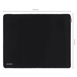 Mouse Pad Black Standard PCYES 360x300mm Base Antiderrapante PMC36X30B 5