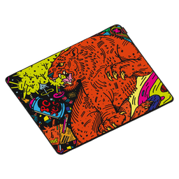 Mouse Pad Tiger Medium PCYES 500x400mm Speed Base Antiderrapante PMT50X40 2