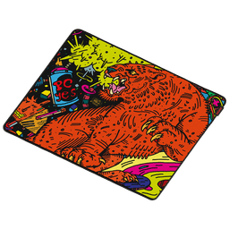 Mouse Pad Tiger Medium PCYES 500x400mm Speed Base Antiderrapante PMT50X40 3