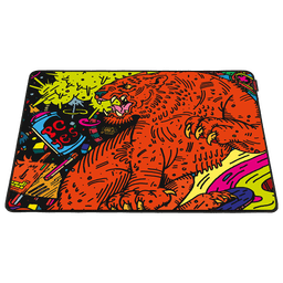 Mouse Pad Tiger Medium PCYES 500x400mm Speed Base Antiderrapante PMT50X40 4