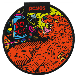 Mouse Pad Tiger Medium PCYES 500x400mm Speed Base Antiderrapante PMT50X40 6