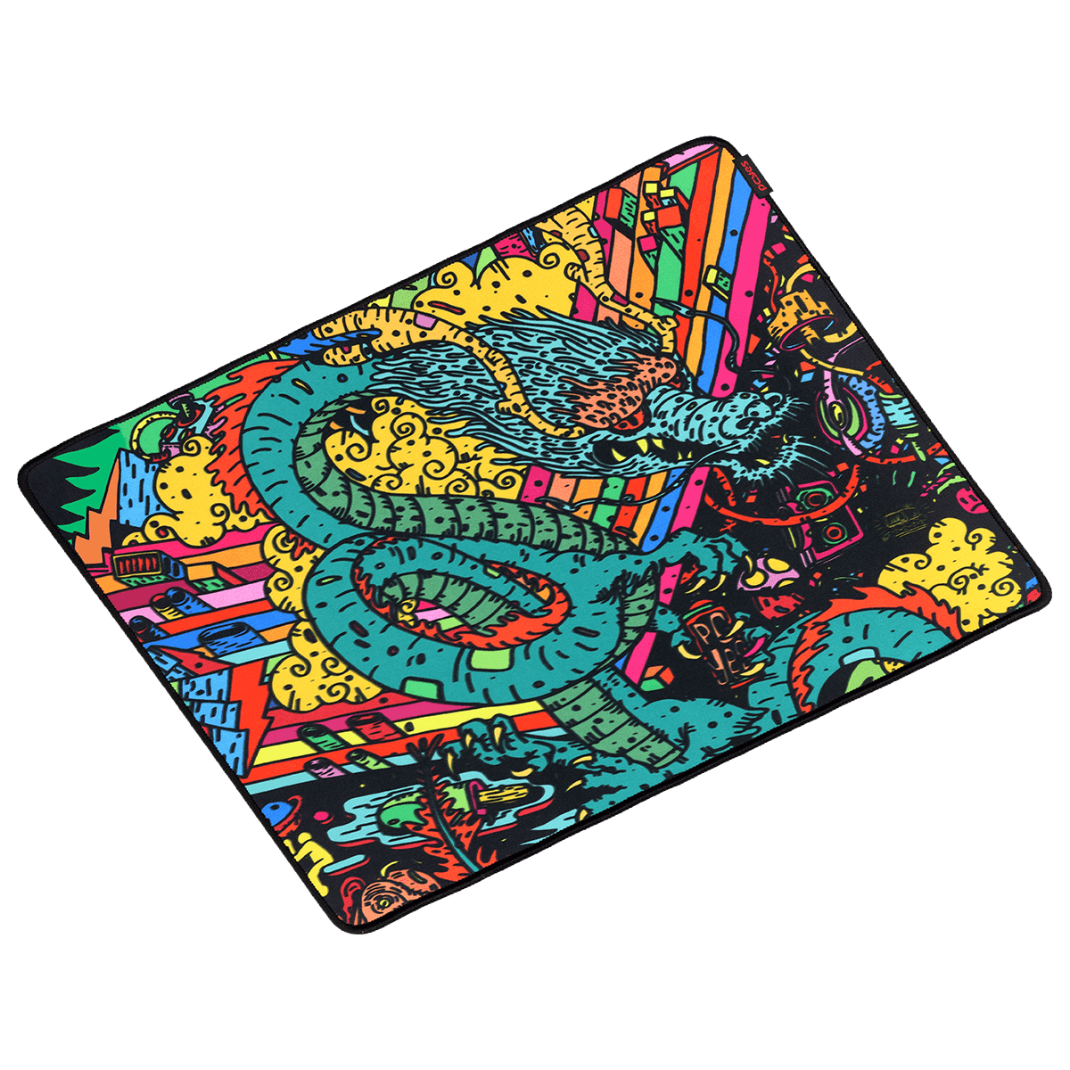 Mouse Pad Gamer PCYES Dragon Medium 500x400 PMD50X40 em destaque