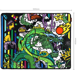 Mouse Pad Ancient Dragon Medium PCYES 500x400mm Speed Base Antiderrapante PMA50X40 5