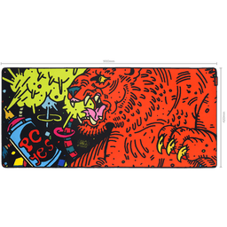 Mouse Pad Tiger Extended PCYES 900x420mm Speed Base Antiderrapante PMT90X42 5