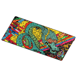 Mouse Pad Dragon Extended PCYES 900x420mm Speed Base Antiderrapante PMD90X42 3