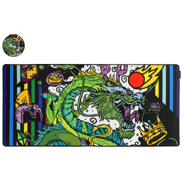 Mouse Pad Ancient Dragon Extended PCYES 900x420mm Speed Base Antiderrapante PMA90X42 1