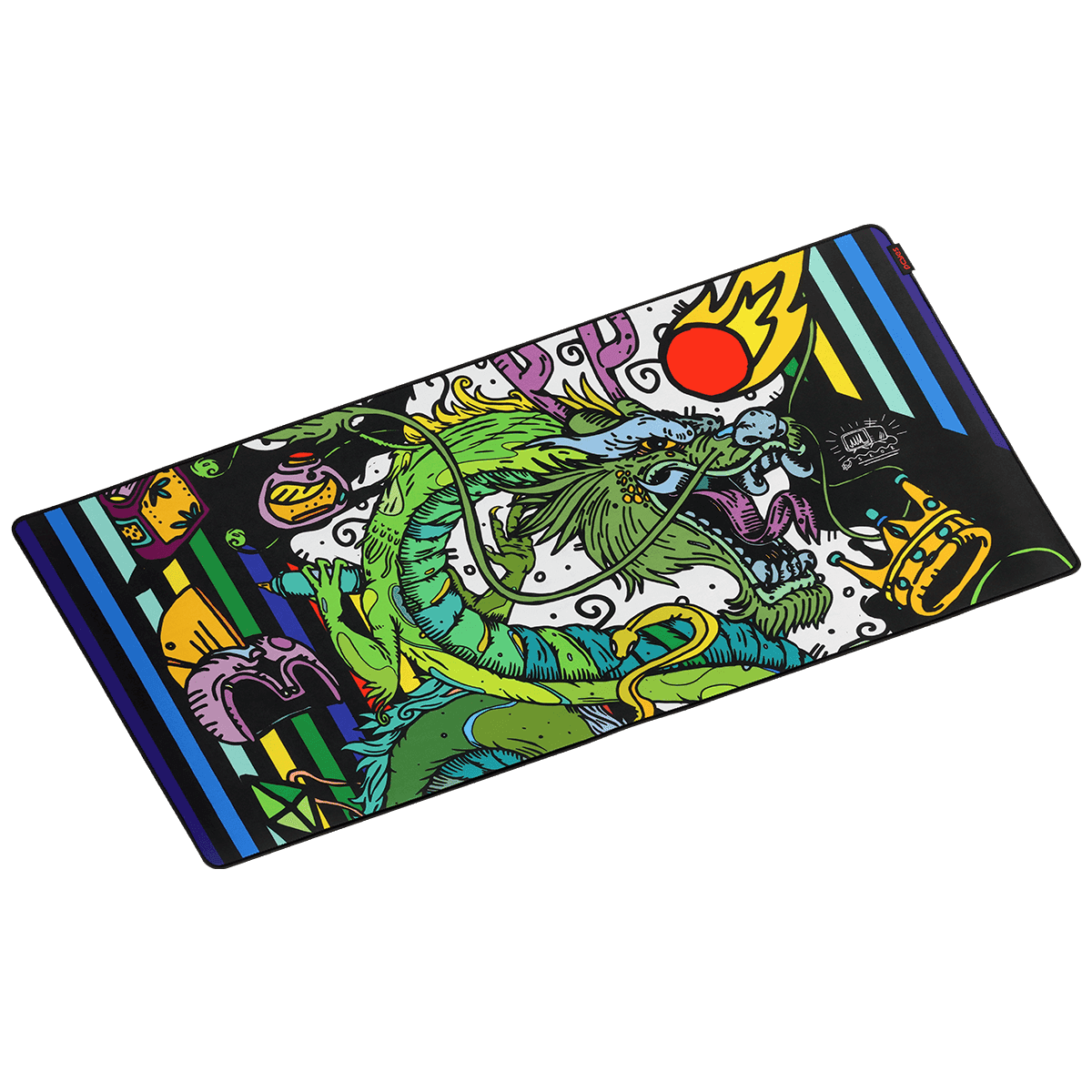 Mouse Pad Ancient Dragon Extended PCYES 900x420mm Speed Base Antiderrapante PMA90X42 em destaque
