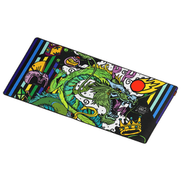 Mouse Pad Ancient Dragon Extended PCYES 900x420mm Speed Base Antiderrapante PMA90X42 3