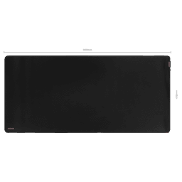 Mouse Pad Black Extended PCYES 900x420mm Antiderrapante PMC90X42B 4
