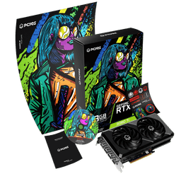 Gpu Rtx 3060 Ti 8 Gb Ddr 6 256 Bits Full Size Dual Fan Pvr 30608 Tgr 6 Df 3 6