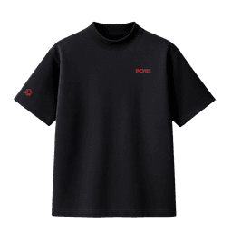 Camiseta PCYES Oversized Basic Black Tamanho P 1