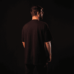 Camiseta PCYES Oversized Basic Black Tamanho P 5