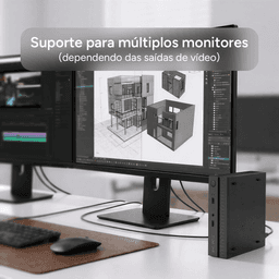 Computador PCYES ONE B300 QUAD Core Intel Core i3-8100 3.6GHz 16GB DDR4 SSD 1TB Linux Ubuntu 8
