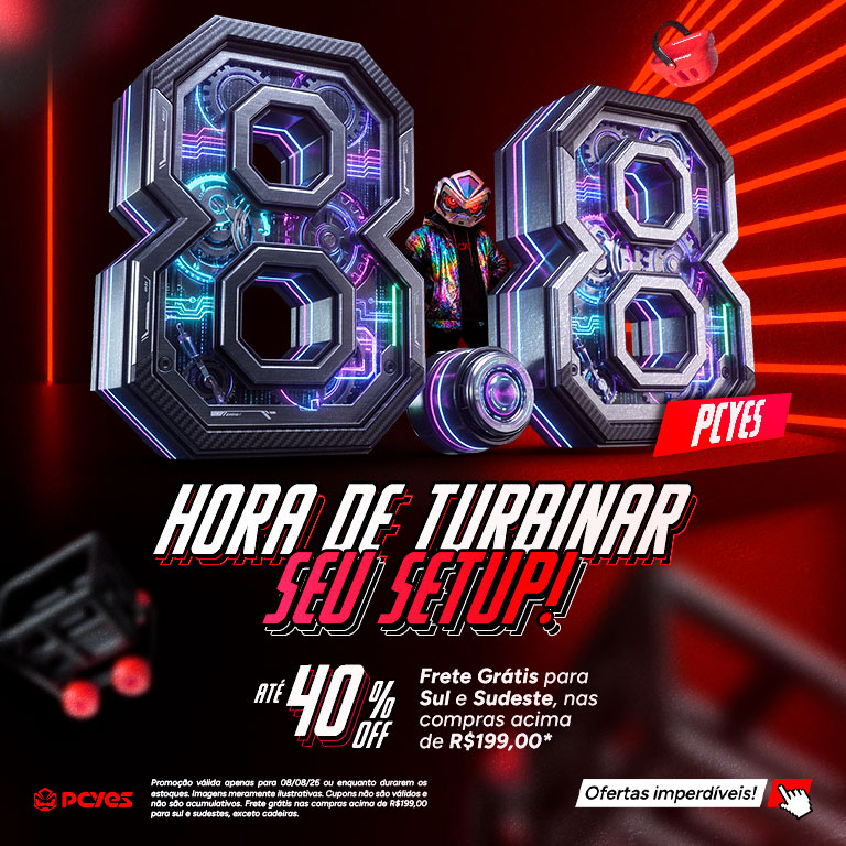 8.8 PCYES - Descontos de até 50%